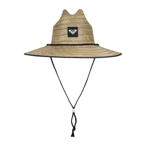 Roxy Tomboy Straw Lifeguard Hat - True Black