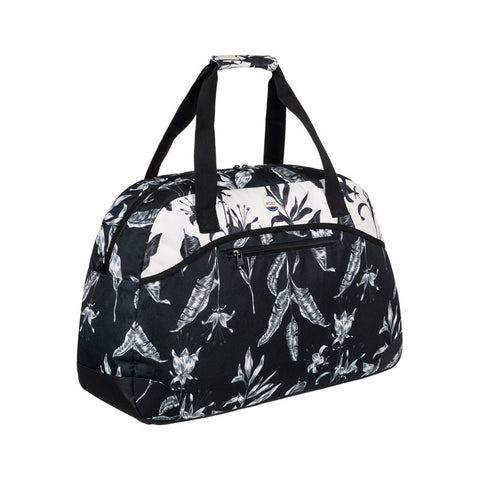 Roxy Too Far Duffel Travel Bag - Anthracite Love Letter