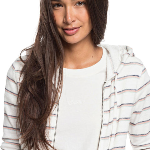 Roxy Trippin Zip-Up Hoodie - Mood Indigo Camila Stripes