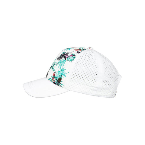 Roxy Waves Machines Hat - Marshmallow Caribbean Flowers | Moment Surf ...