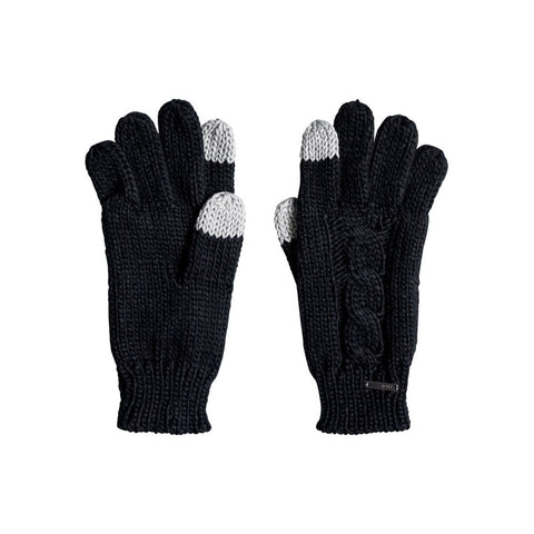 Roxy Winter Lov Touchscreen Gloves - True Black