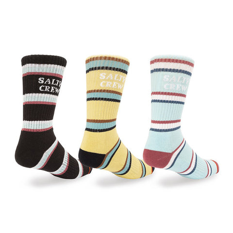 Salty Crew Beachbreak Socks 3-Pack - Assorted