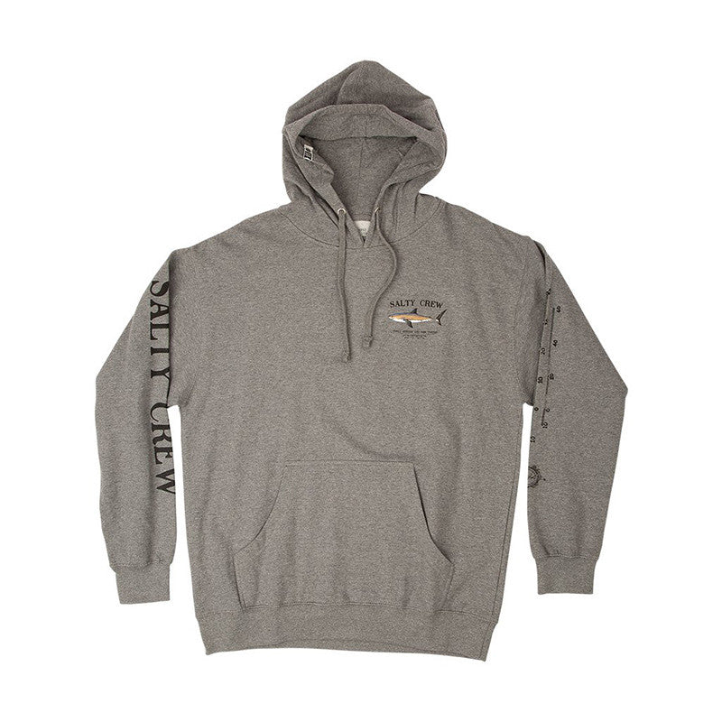 Salty Crew Bruce Hooded Fleece - Gunmetal Heather | Moment Surf Company