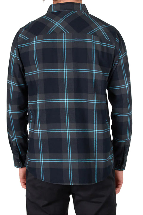 Salty Crew Eventide L/S Flannel - Black - Back