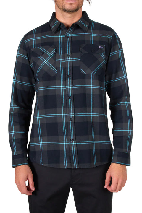 Salty Crew Eventide L/S Flannel - Black