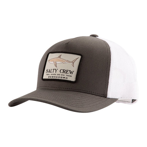Salty Crew Farallon Retro Trucker Hat - Charcoal / White