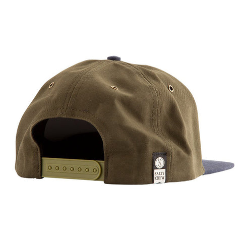 Salty Crew Frenzy Two Tone 5-Panel Hat - Loden / Navy