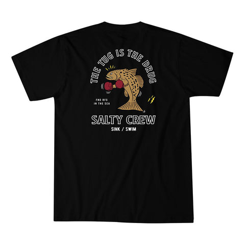 Salty Crew Knockout S/S Premium Tee - Black