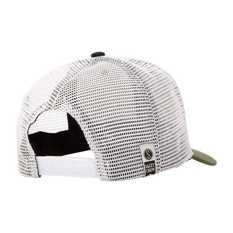Salty Crew Pinnacle Retro Trucker Hat - Mist / Olive