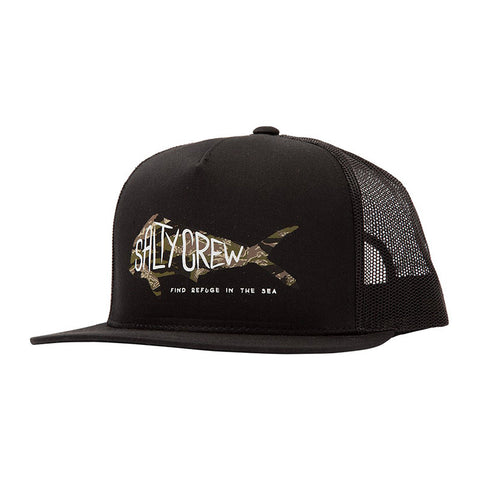 Salty Crew Sargasso Trucker Hat - Black