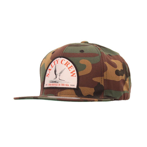 Salty Crew Tern Bird Patched Hat - Camo