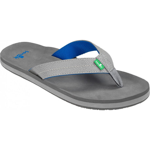 Sanuk Burm Sandals - Grey / Blue