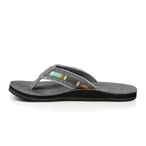 Sanuk Fraid So Sandals - Charcoal Multi