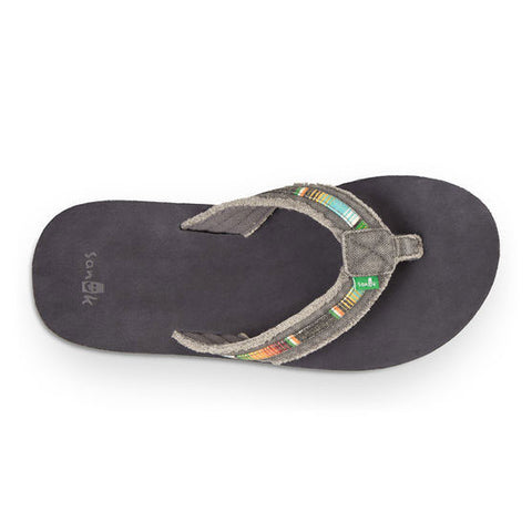 Sanuk Fraid So Sandals - Charcoal Multi