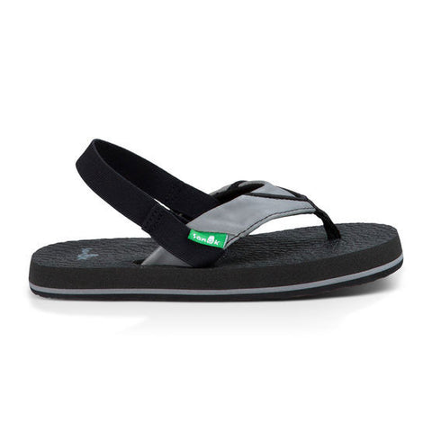 Sanuk Root Beer Cozy Kid's Sandal - Grey | Moment Surf Company