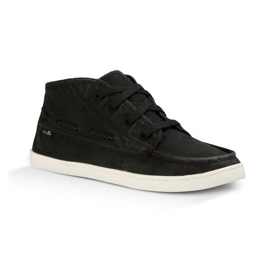 Sanuk Vee K Shawn Shoes Washed Black Moment Surf Company