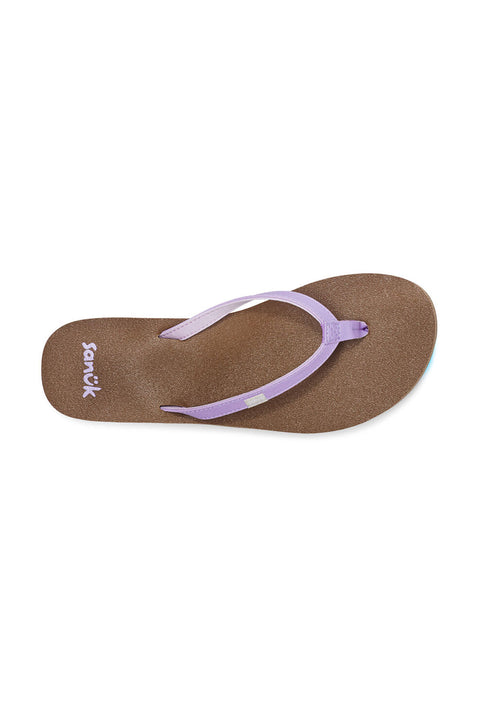 Sanuk Yoga Joy Sandal - Purple Rose - Top View