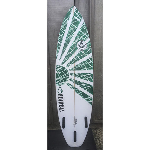 Used NME 6'0" Custom Shortboard Surfboard