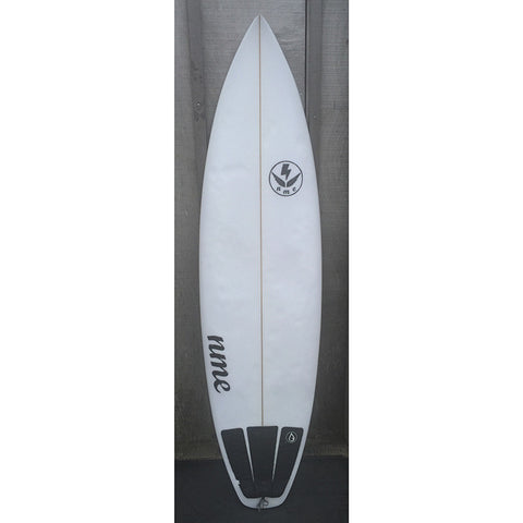 Used NME 6'0" Custom Shortboard Surfboard