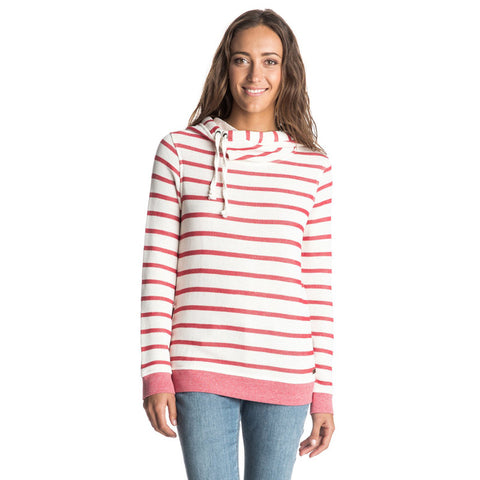 Roxy Sharing Song Pullover Hoodie - Tomato Puree