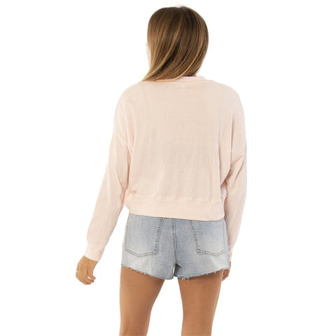 SisstrEvolution Hayden Long Sleeve Knit - Pink Glow