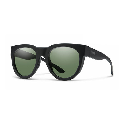 Smith Crusader Sunglasses - Matte Black / Chromapop Polarized Gray Green