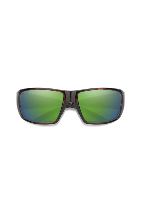 Smith Guide's Choice Sunglasses - Tortoise / ChromaPop Polarized Green Mirror-Front