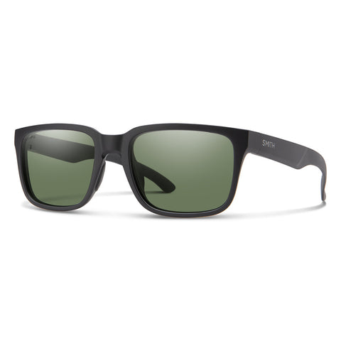 Smith Headliner Sunglasses - Matte Black / ChromaPop Polarized Gray Green
