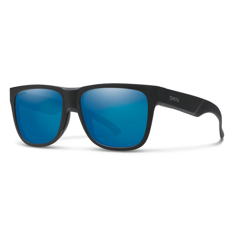 Smith Lowdown 2 Sunglasses - Matte Black / ChromaPop Polarized Blue Mirror