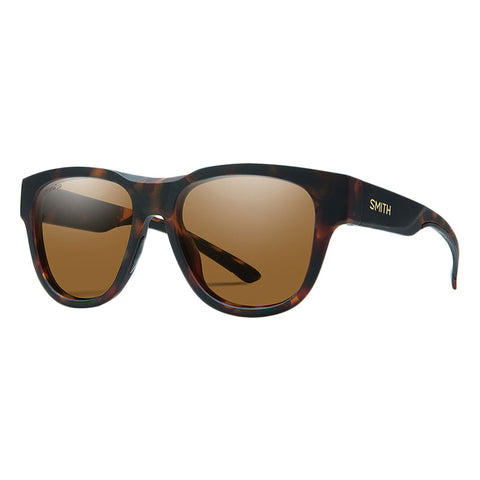 Smith Rounder Sunglasses - Matte Tortoise / Polarized Brown