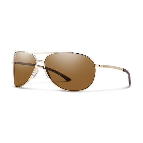 Smith Serpico 2 Sunglasses - Gold / Polarized Brown