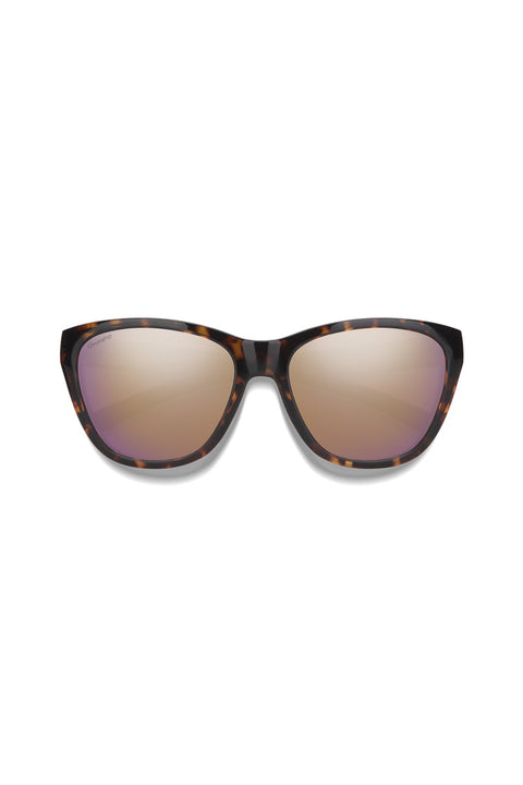 Smith Shoal Sunglasses - Tortoise / ChromaPop Polarized Rose Gold Mirror-Front