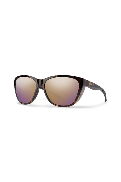 Smith Shoal Sunglasses - Tortoise / ChromaPop Polarized Rose Gold Mirror-Side