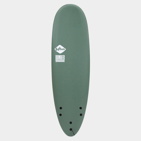 Softtech Bomber 6'4" Surfboard - Smoke Green / White