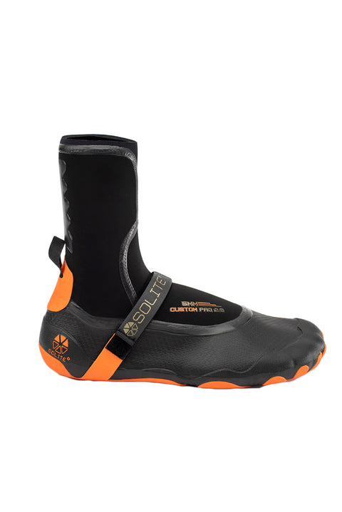 Solite Custom Pro 2.0 5mm Split Toe Boot - Orange / Black