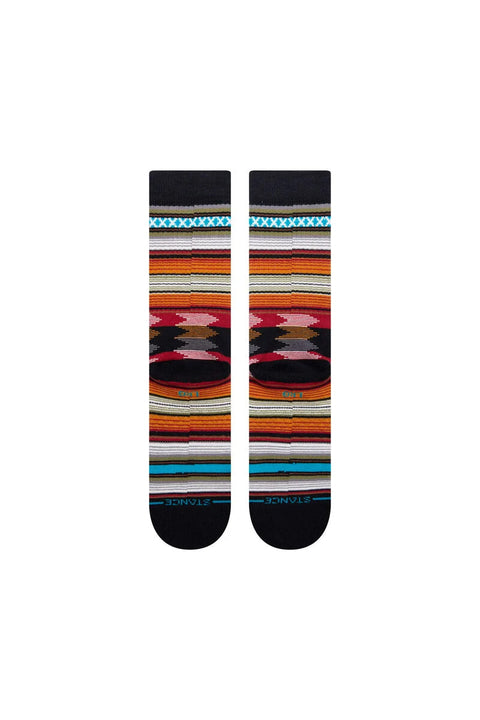 Stance Baron Crew Socks - Black - Back