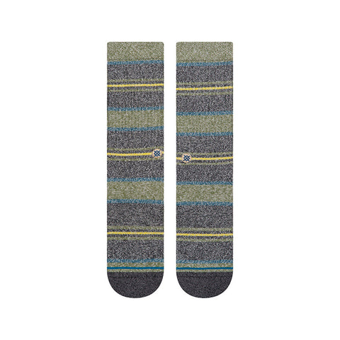 Stance Defeat Crew Sock - Green