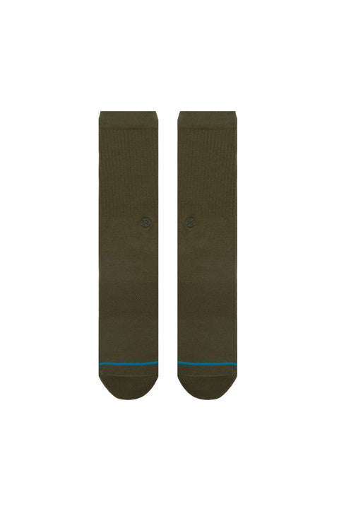 Stance Icon Crew Socks - Green - Front