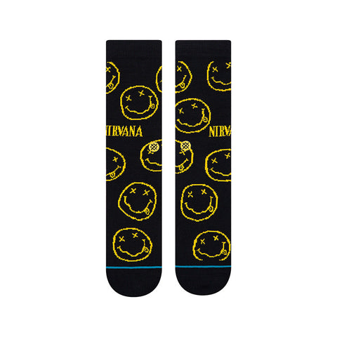 Stance Nirvana Face Sock - Black