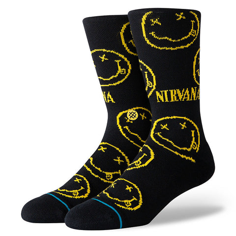 Stance Nirvana Face Sock - Black