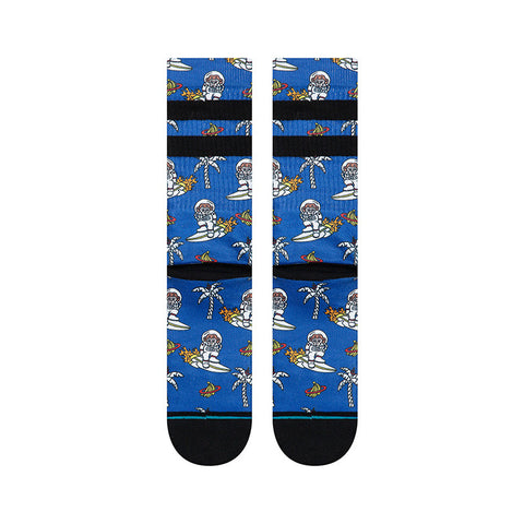 Stance Space Monkey Sock - Blue