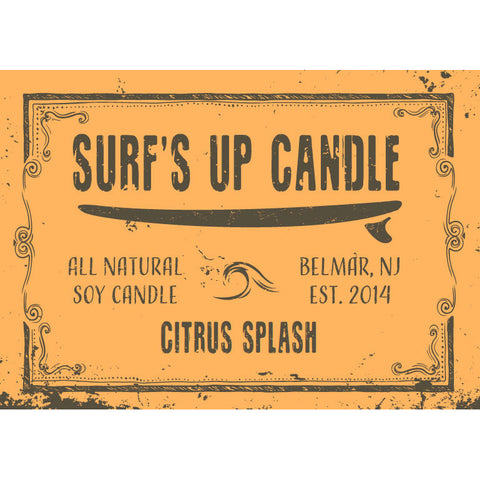 Surfs Up Candle 8oz Mason Jar Candle - Citrus Splash