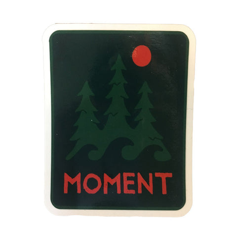 Moment Trees And Waves Sticker