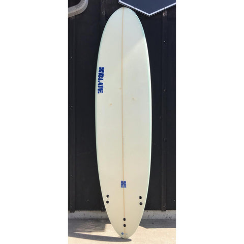 Used Blue 7'2" Funboard Surfboard