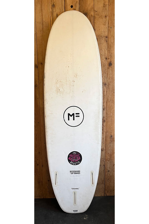 Used Mick Fanning Softboards 6'0" The Beastie Surfboard - Bottom