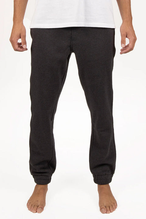 Vissla Coastal Eco Sofa Surfer Pant - Black Heather - On Model