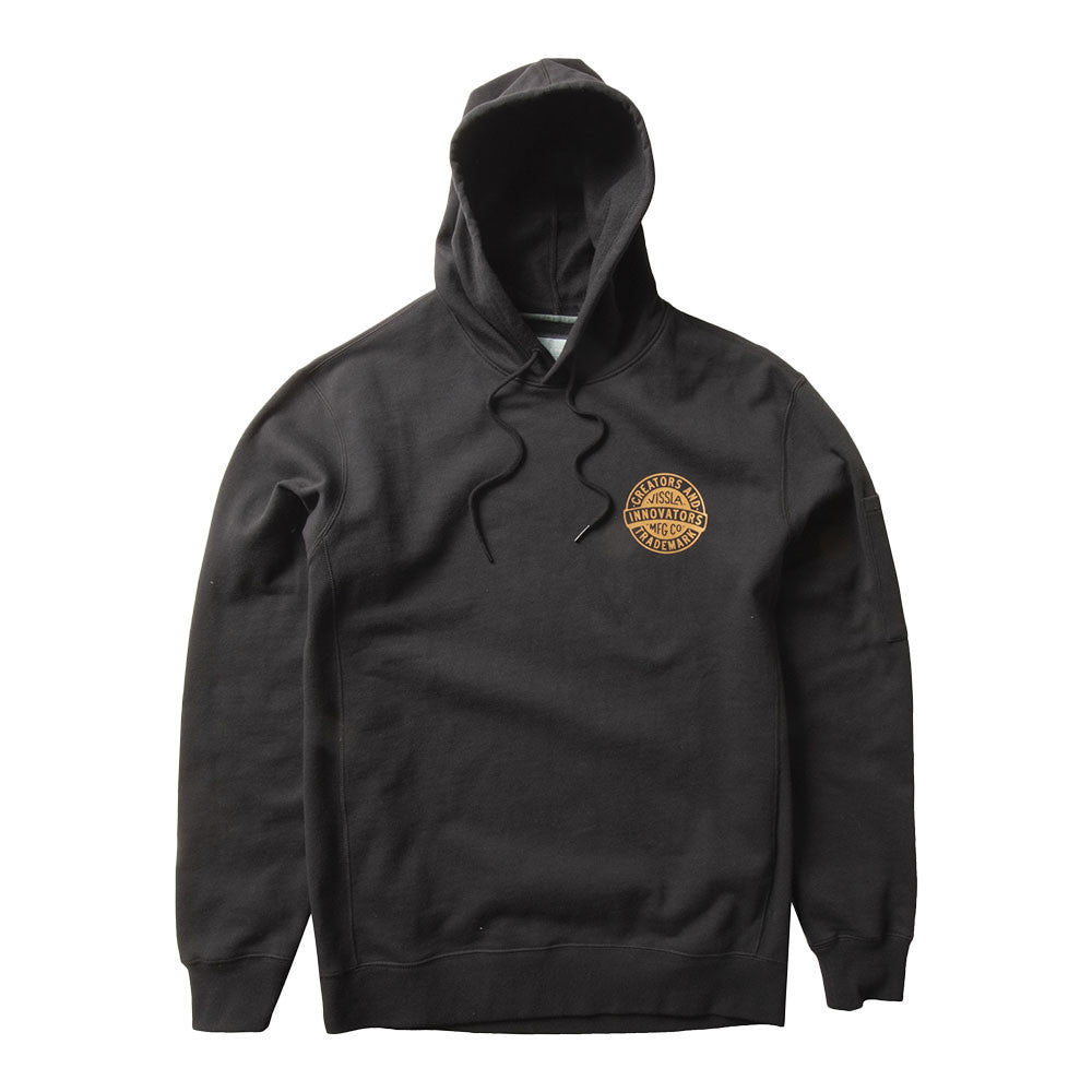 Vissla Creators Eco Fleece Pullover Hoodie - Black | Moment Surf Company