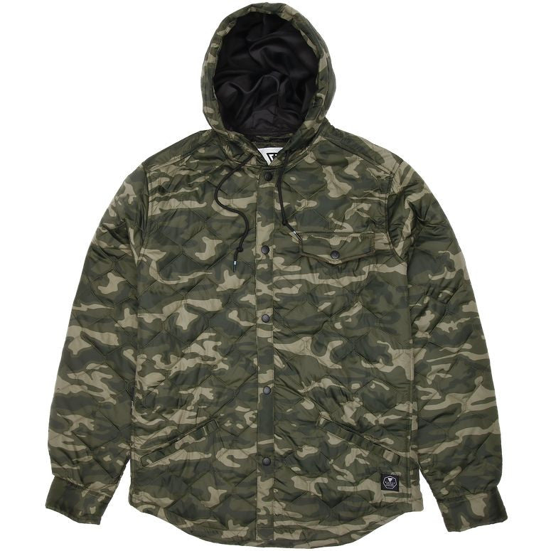 Vissla Cronkite Hooded Jacket - Camo | Moment Surf Company