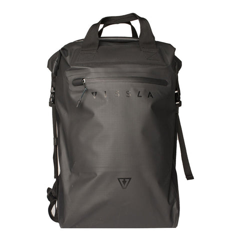 Vissla High Seas 22L Dry Backpack - Black
