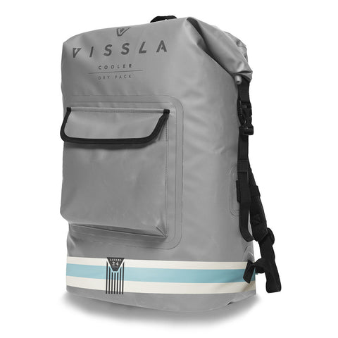Vissla Ice Seas Cooler 24L Dry Backpack - Grey